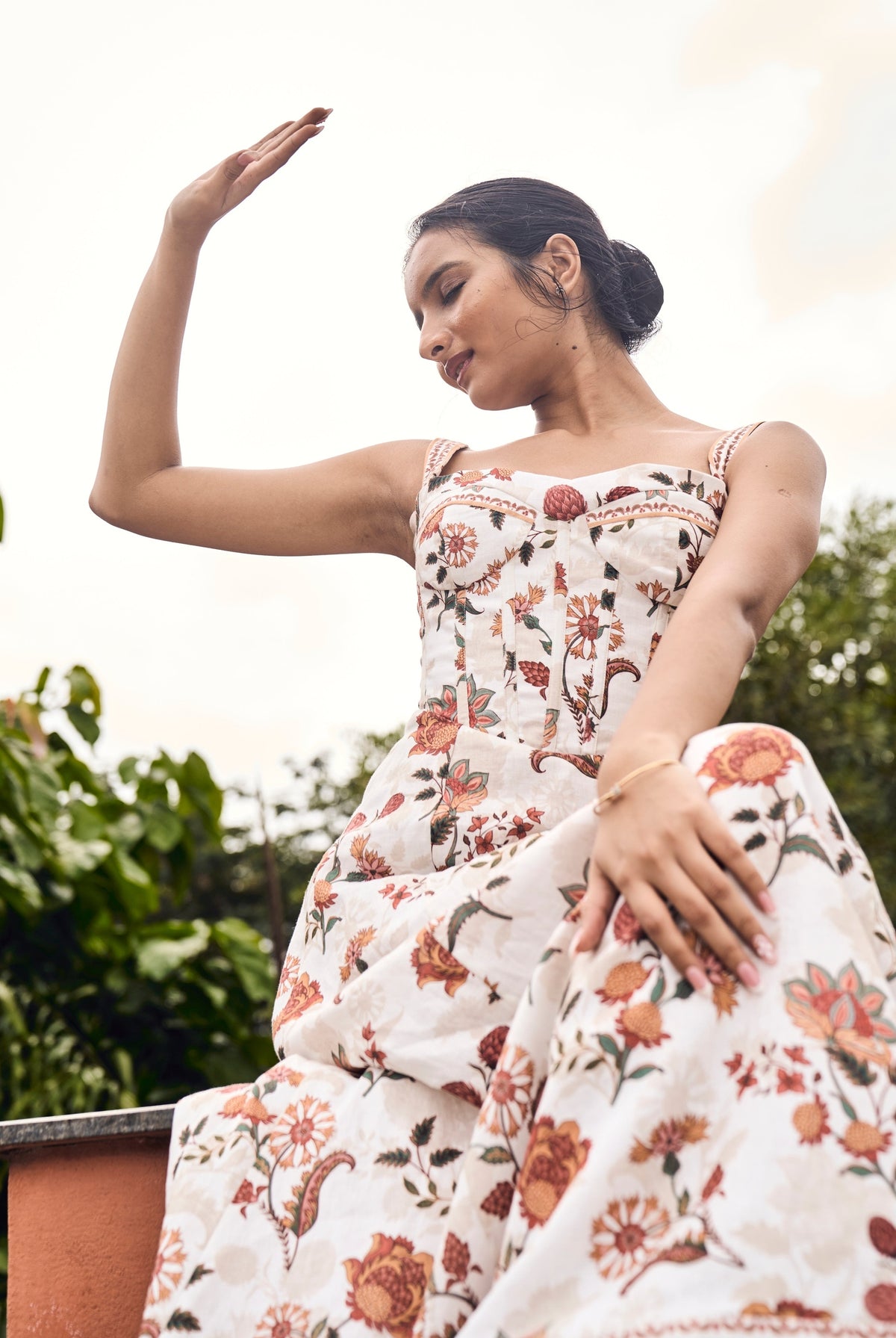 AMELIE Linen Corset Dress by Itkori