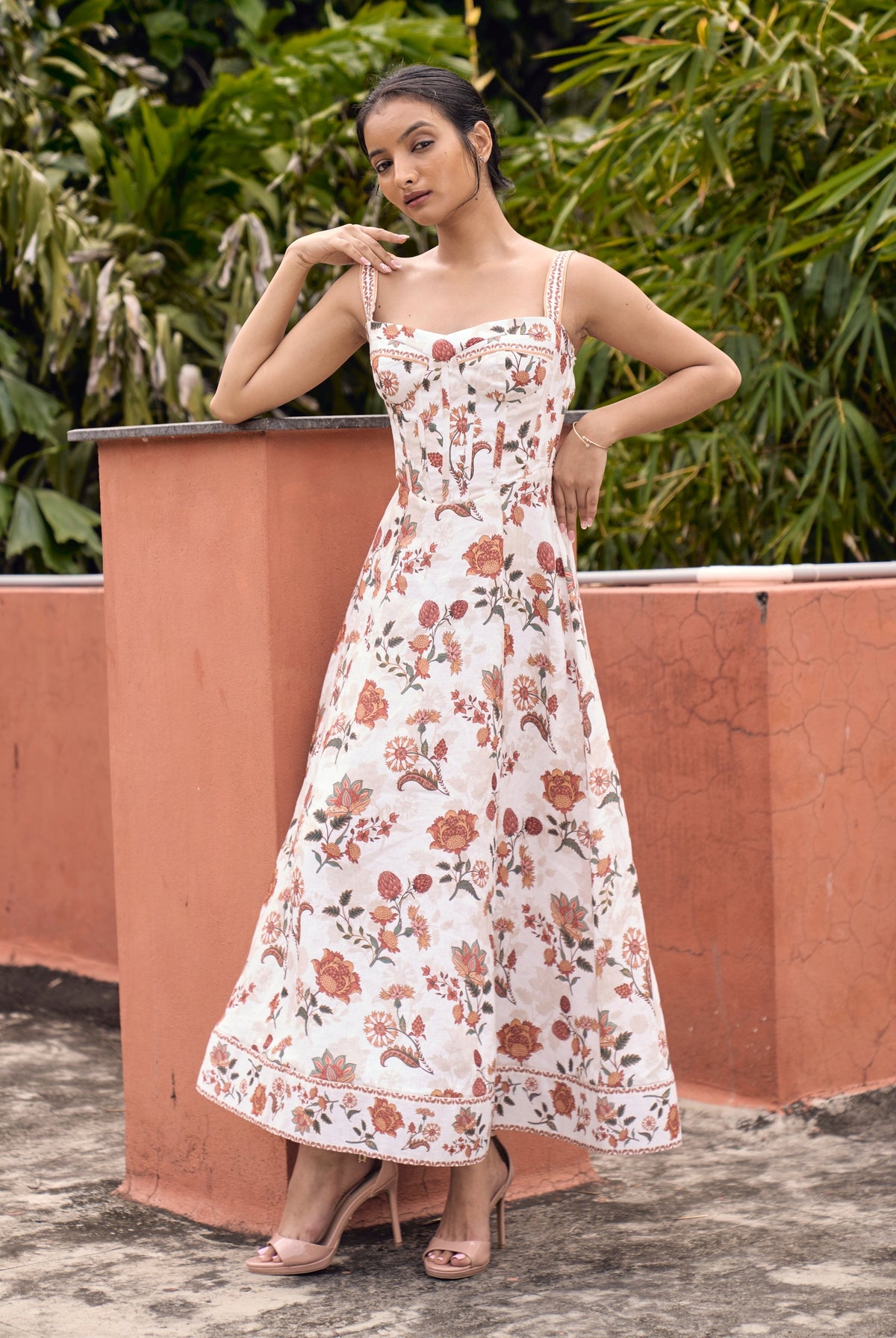 Bardot Linen Dress