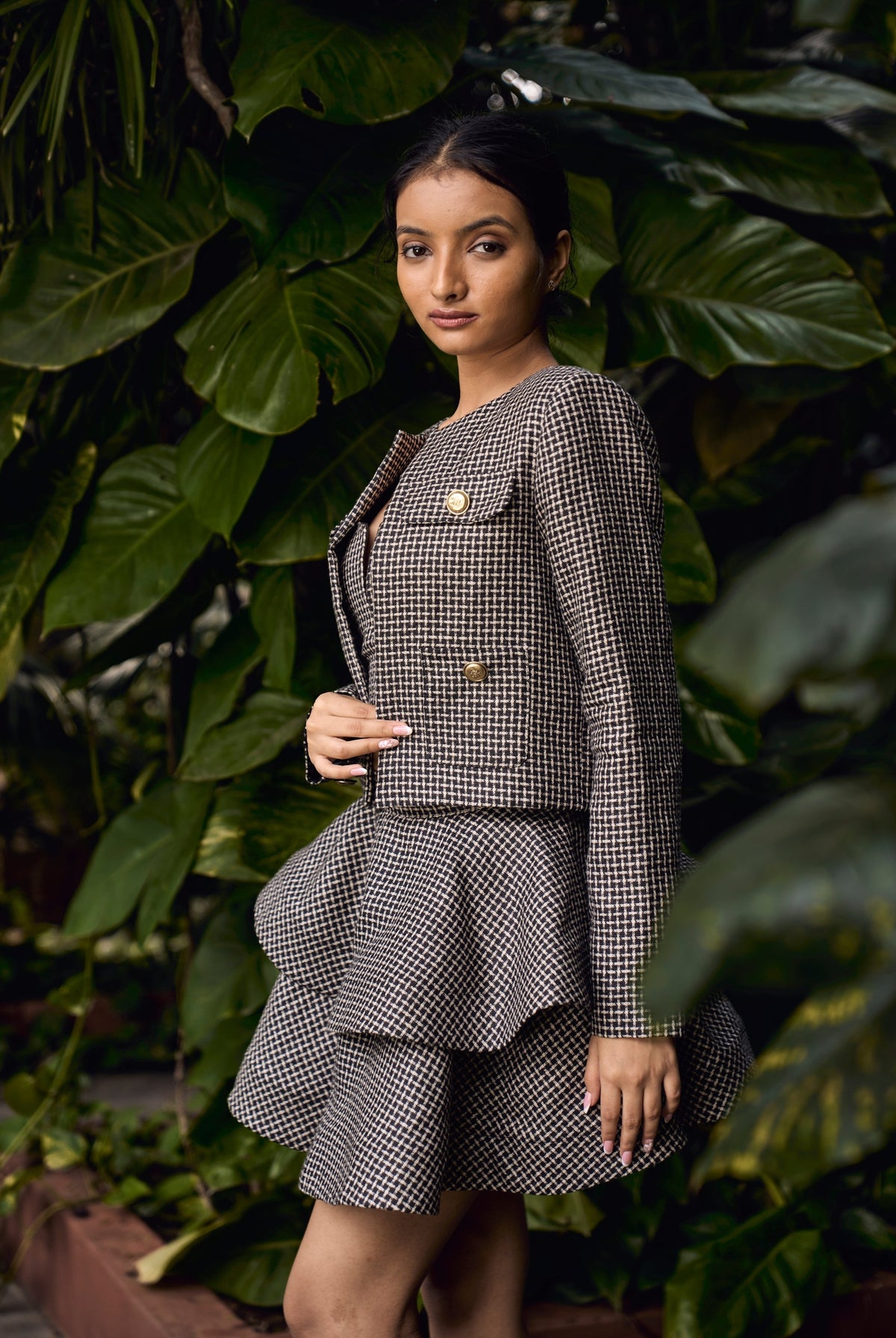 Nicole Crop Jacket in Linen by Itkori