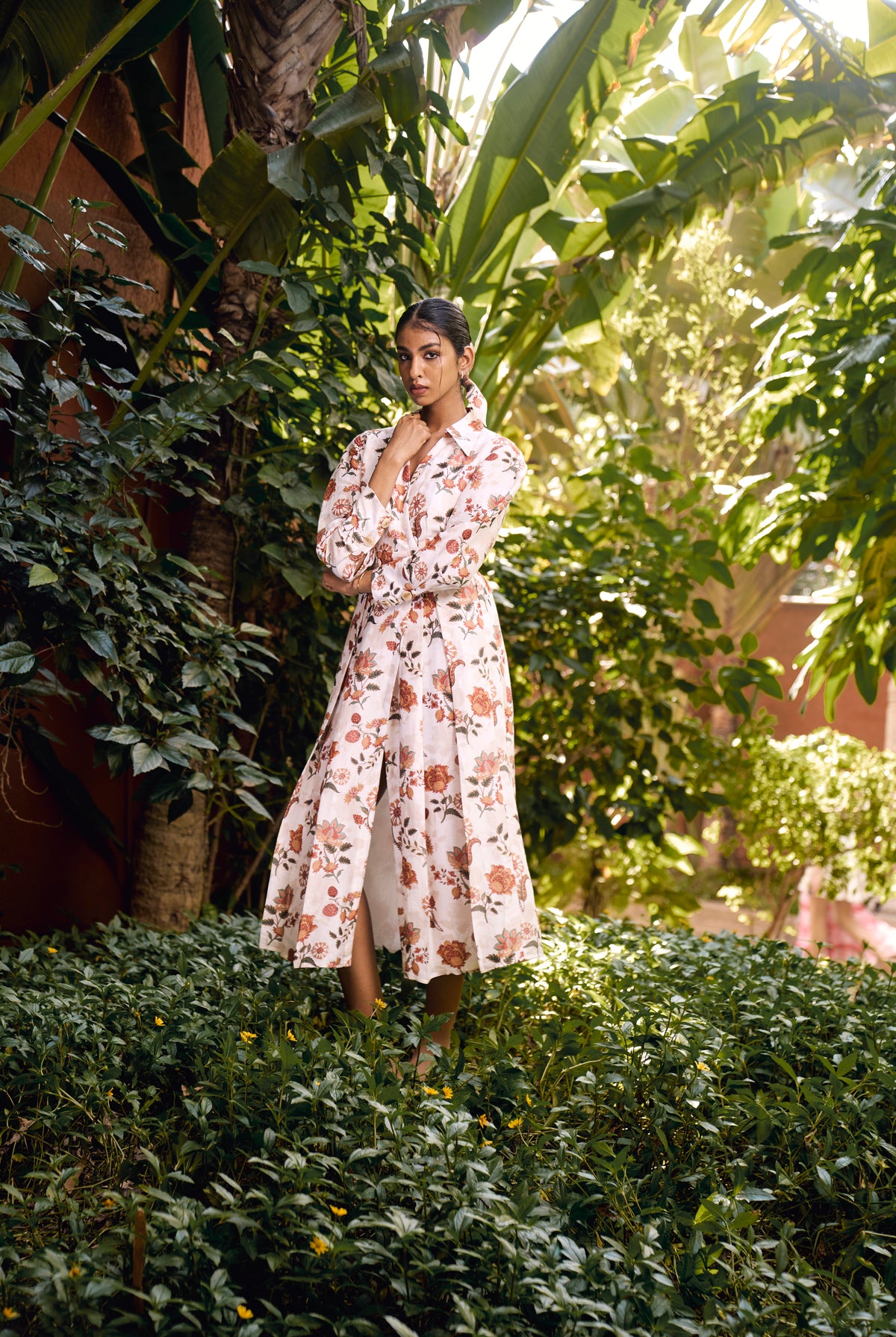 Chic le frique floral printed dress